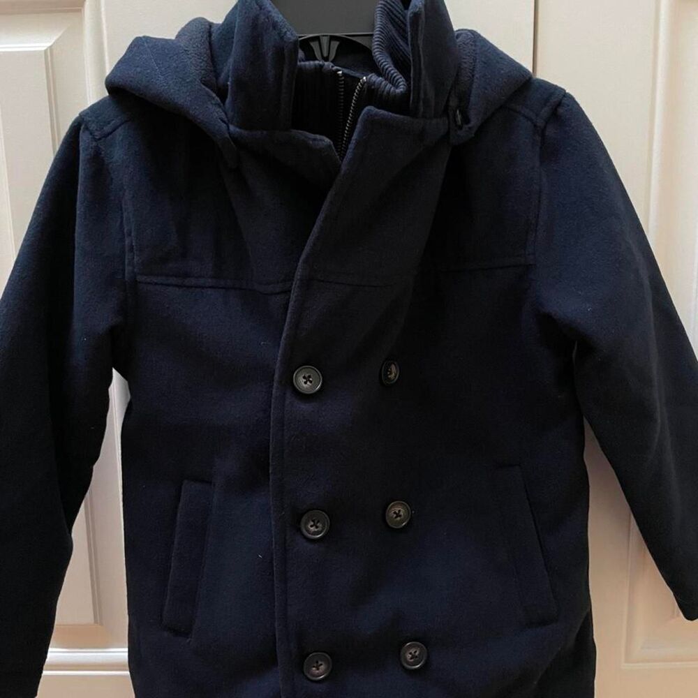 Gymboree Navy Pea Coat Kids Size S